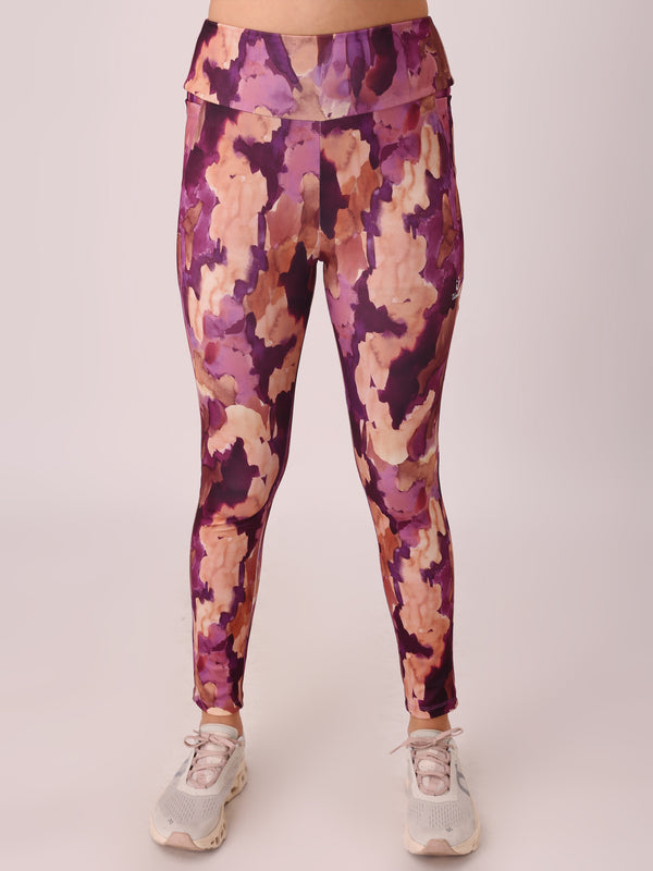 MAROON AOP WOMEN LEGGINGS