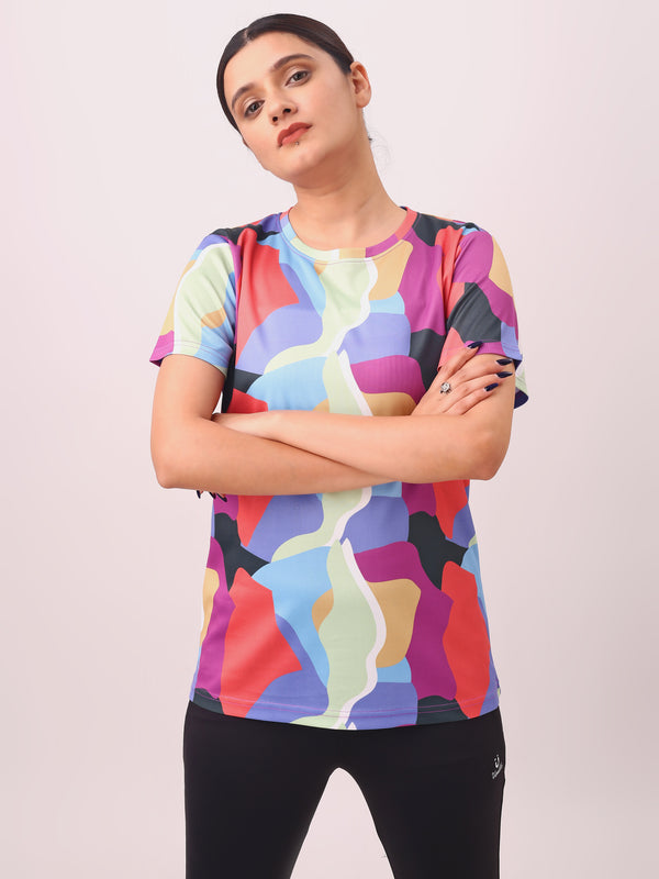 CUBAN PRINTED WOMENS TSHIRT