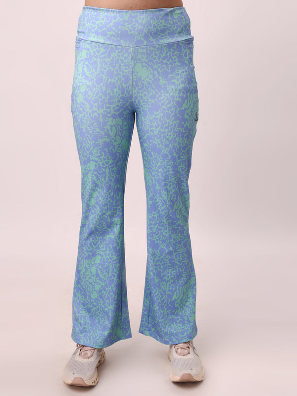 BLUE AOP WOMENS PANTS