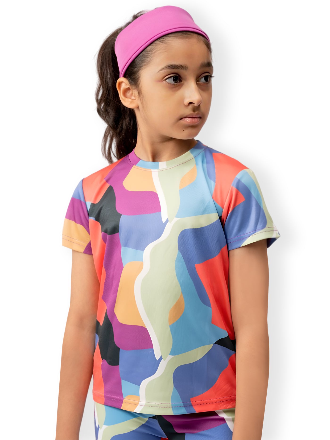 CUBAN PRINTED GIRLS TSHIRT