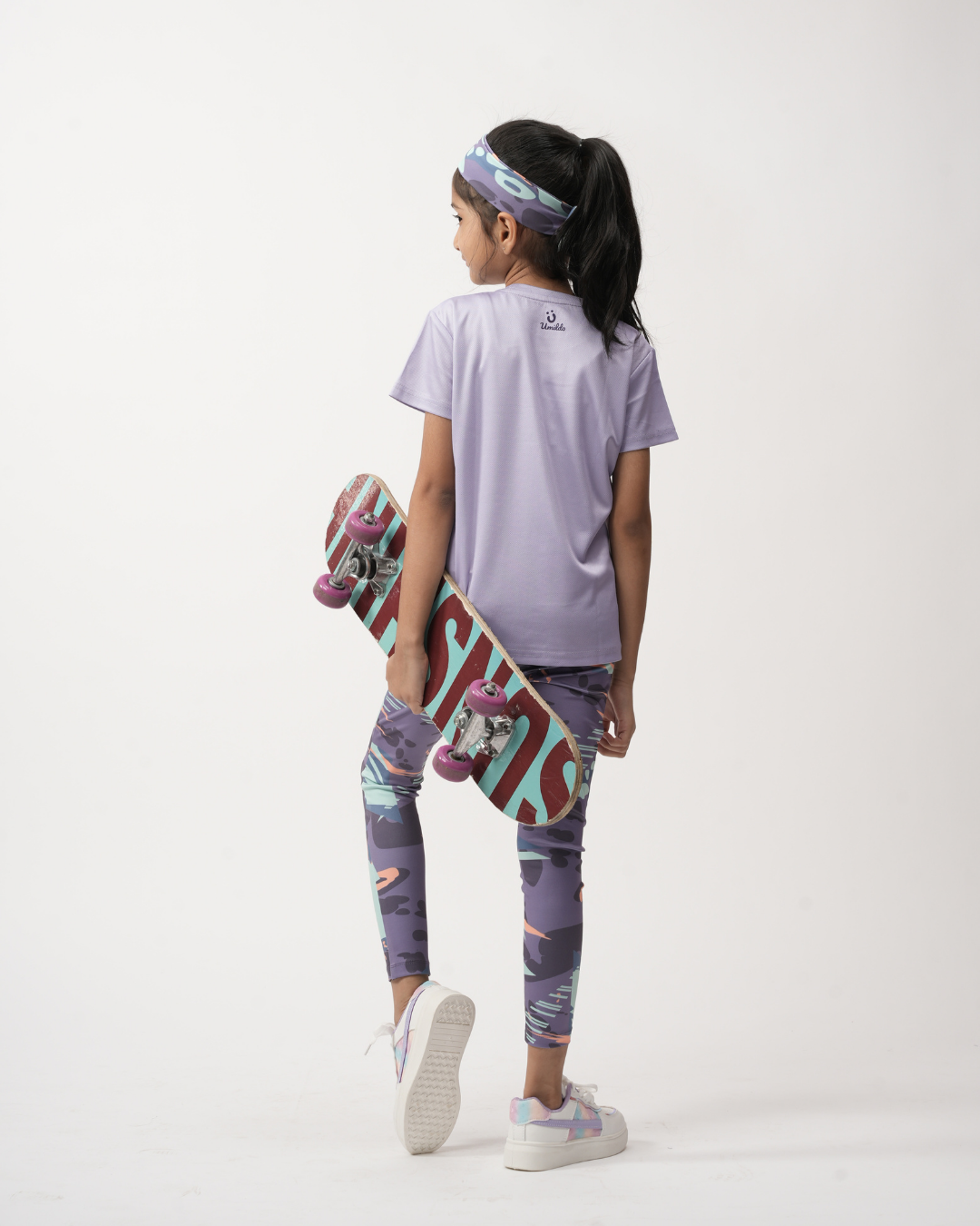 PURPLE AOP LEGGINGS