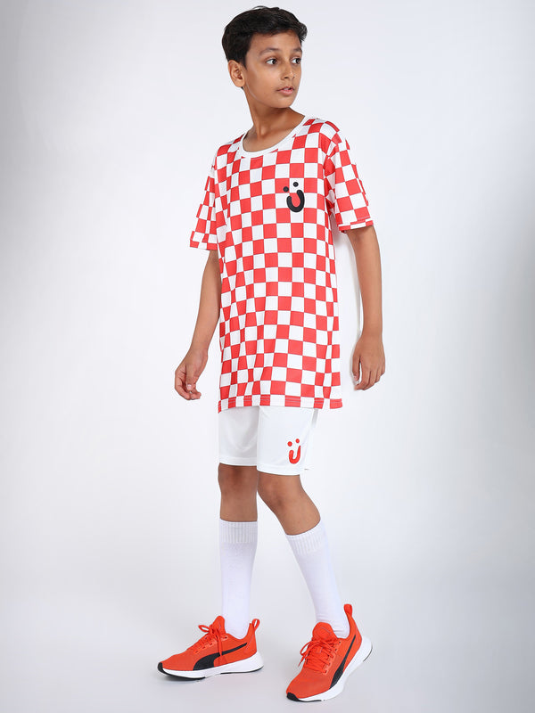 Boys Croatia Football Jersey Set