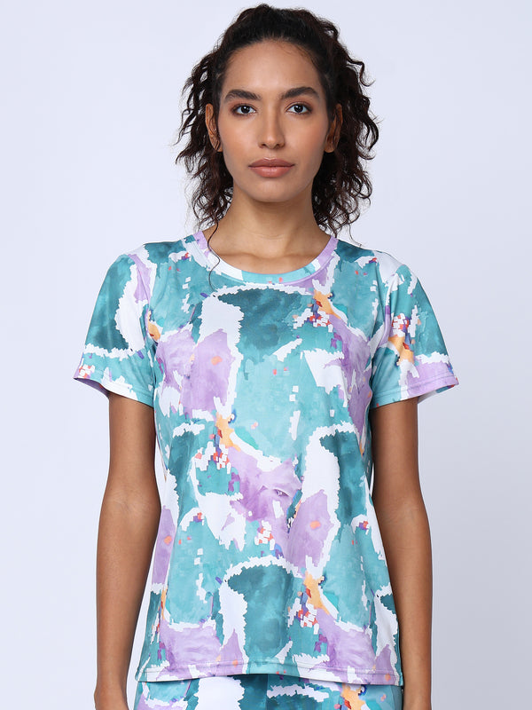 Inkpop Blue Womens Tshirt