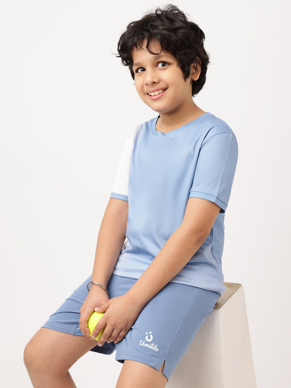 Boys Blue White Tshirt