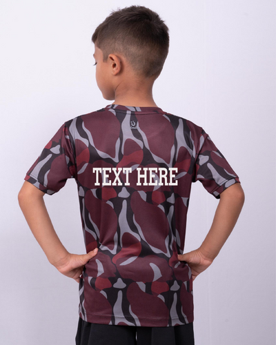 MAROON MIRAGE ACTIVE TSHIRT