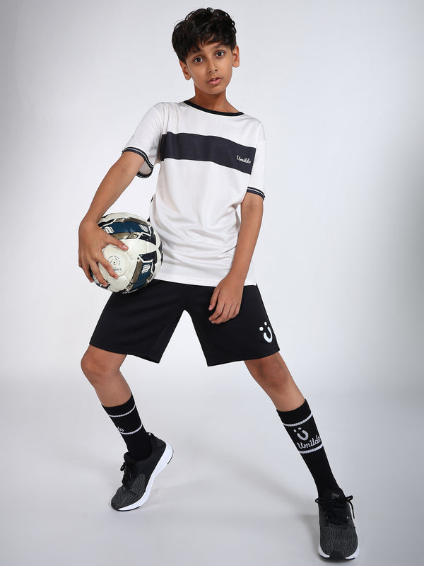 Boys Power Play Jersey And Black Shorts Set