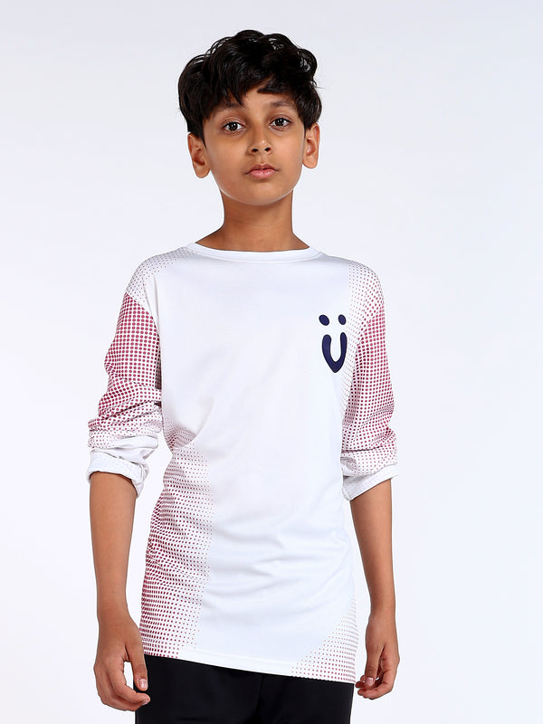Boys Crimson Fade Full Sleeve Tshirt