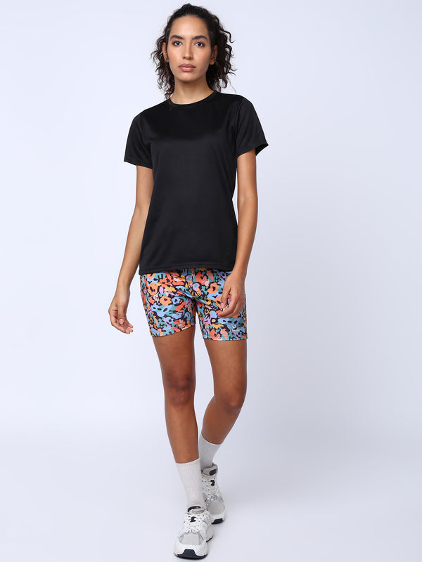 Womens Funky Floral Cycling Shorts