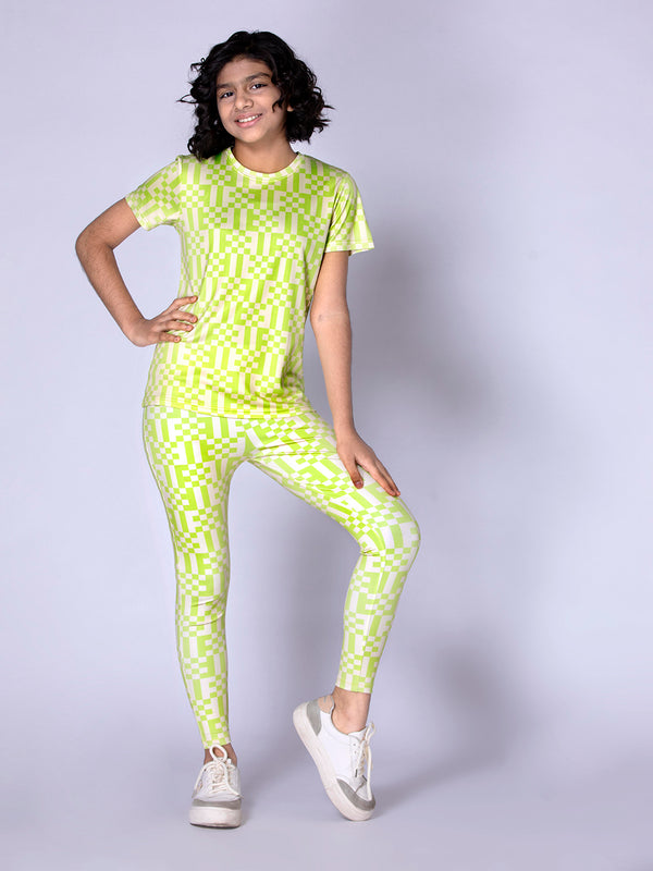 Neon Pixel Girls Set