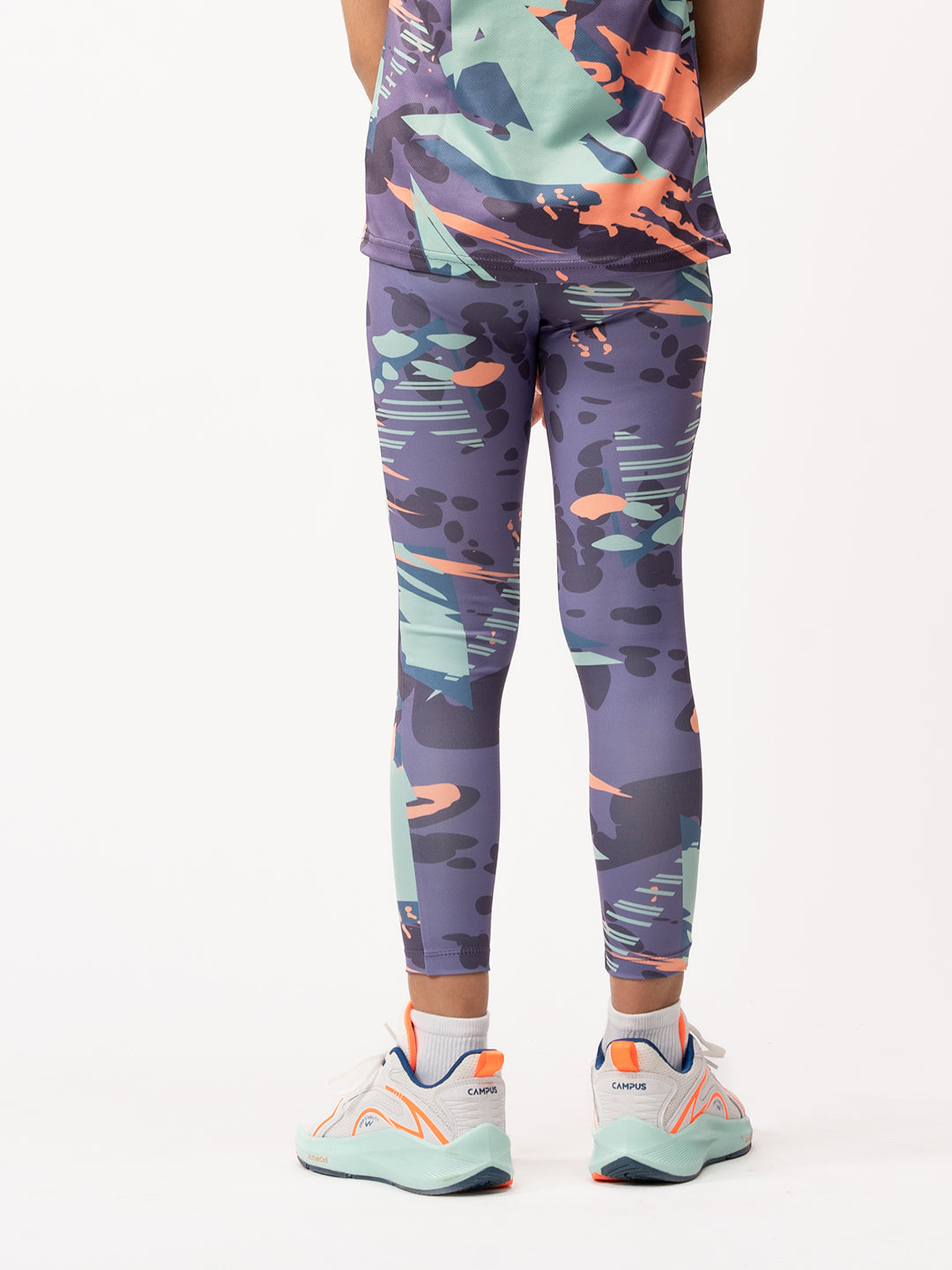 PURPLE AOP LEGGINGS