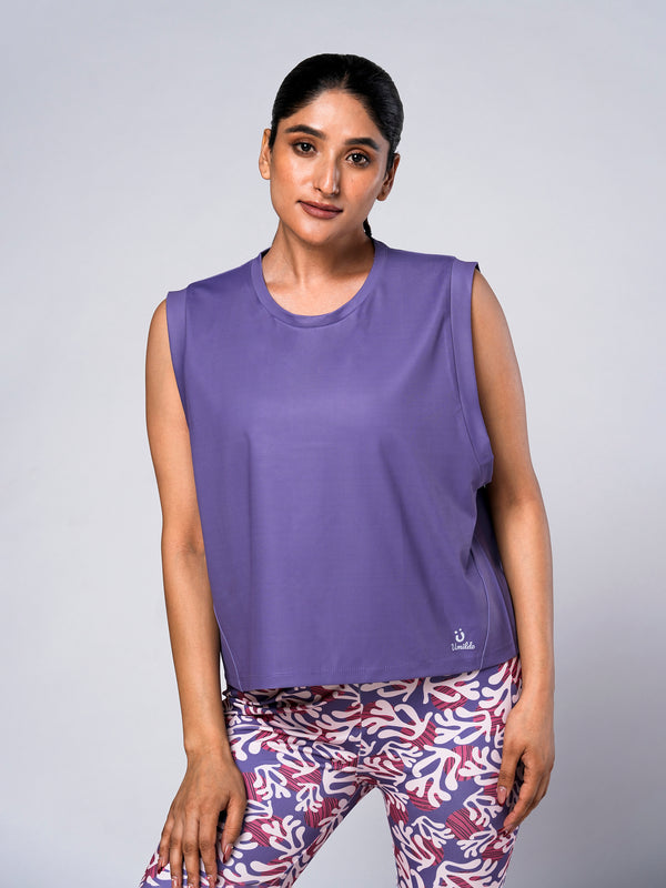 Womens Violet Sprint Tanks