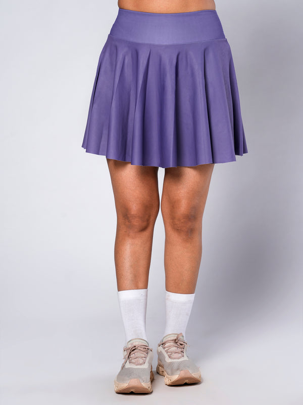 Solid Purple Womens Skorts