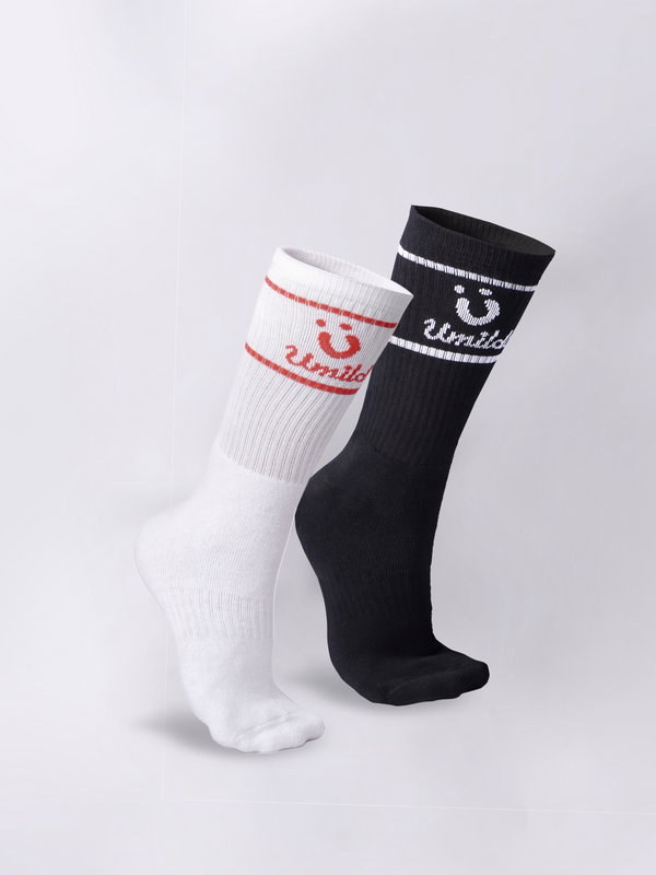 Black And White Air Socks (Pack of 2)