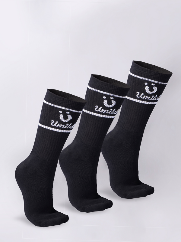 Black Air Socks (Pack of 3)