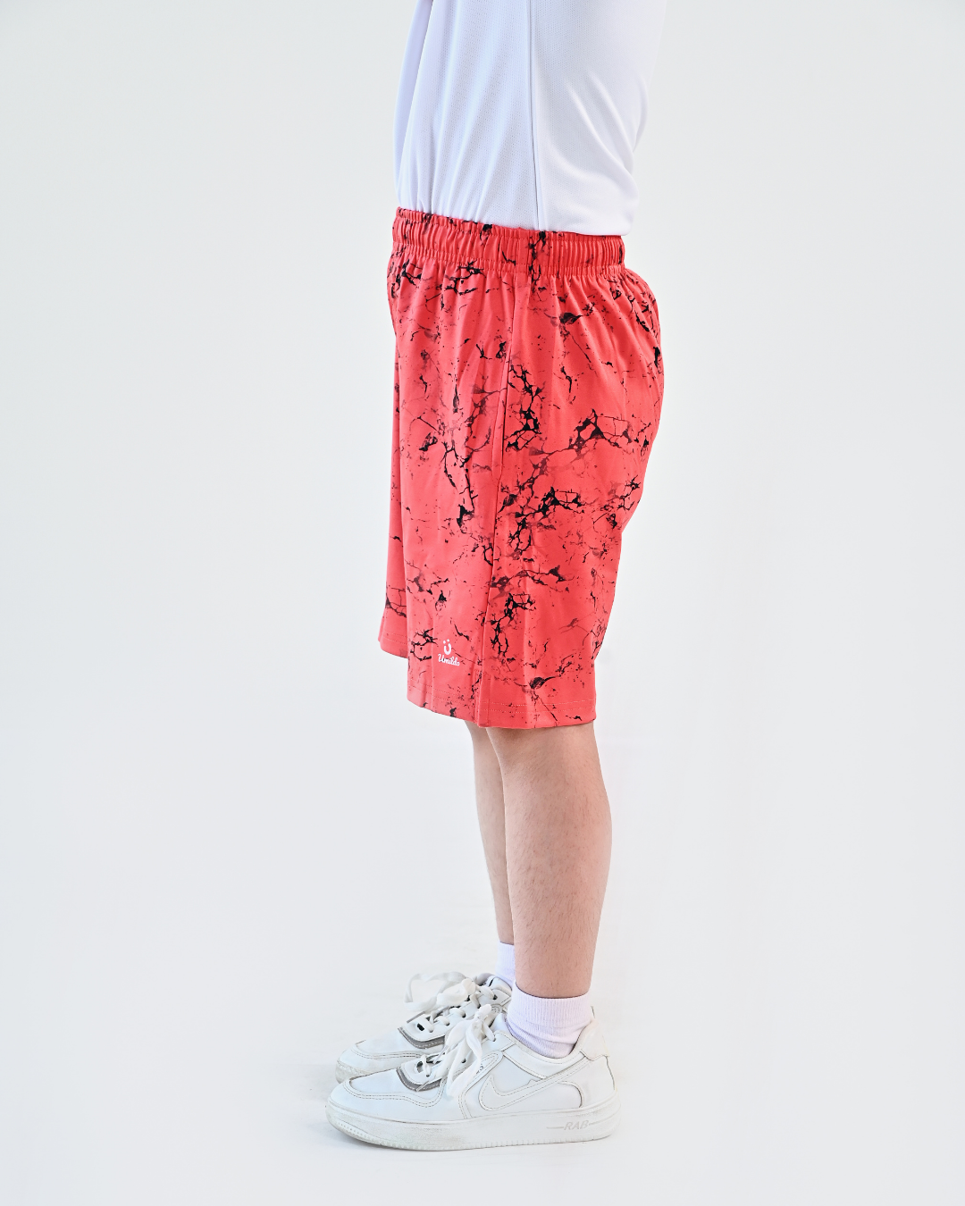 CORAL MARBLE ACTIVE SHORTS