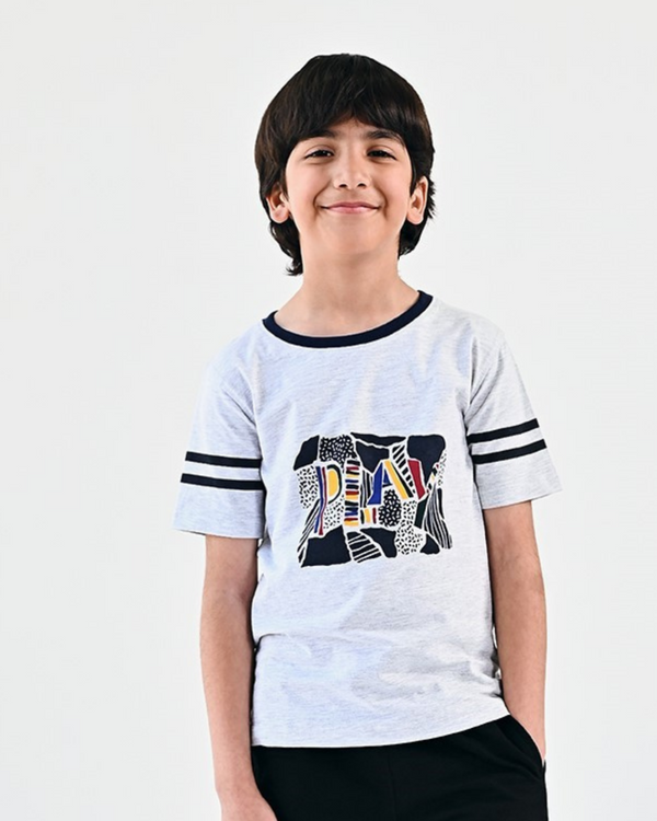 PLAY PRINT COTTON TSHIRT